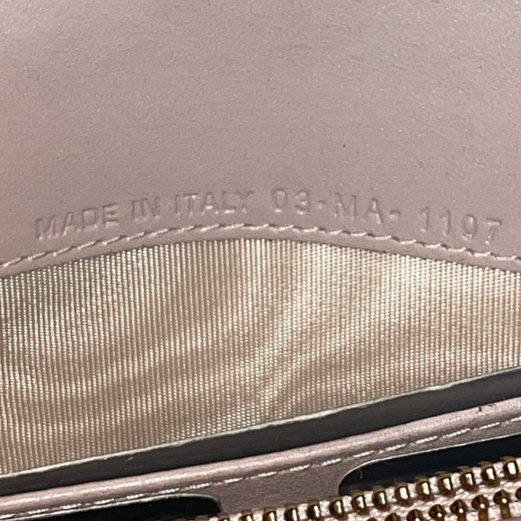 Dior Diorama Leather Wallet on Chain WOC Clutch Bag Crossbody in Blush Pink - Picture 15 of 17